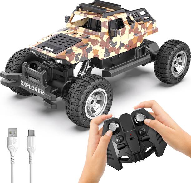 Mirana 4WD Remote EXPLORER C-Type Charging RC Car | Off Road Monster Truck Gift for Kid