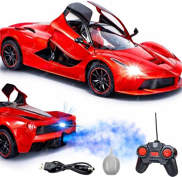 MJ Creation Ferrari remote control smoke car