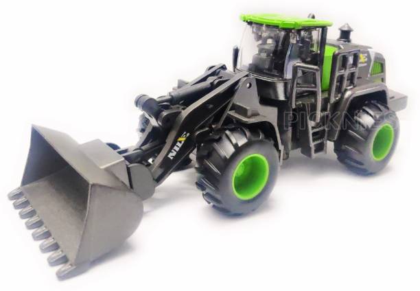PICKNIES DieCast Alloy Bulldozer Toy, Construction Vehicle Truck, Premium SimulationModel