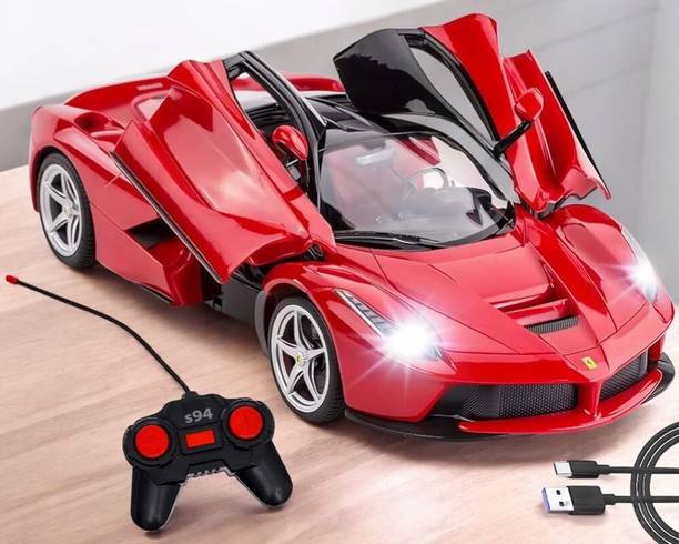 Just97 Rechargeable Farrari Style Remote Control Car With Opening Doors_RAC-C12