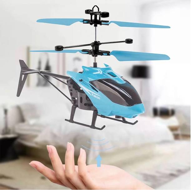 sky toys Remote Control Helicopter Toy type 2in1 Induction remote with charging cable