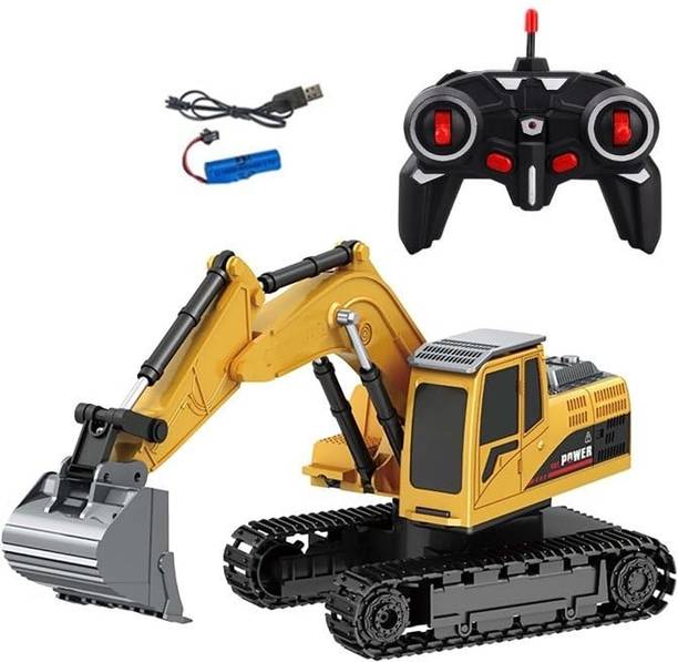 IndusBay 5 Channel Rechargeable Remote control Excavator With working Digger and light