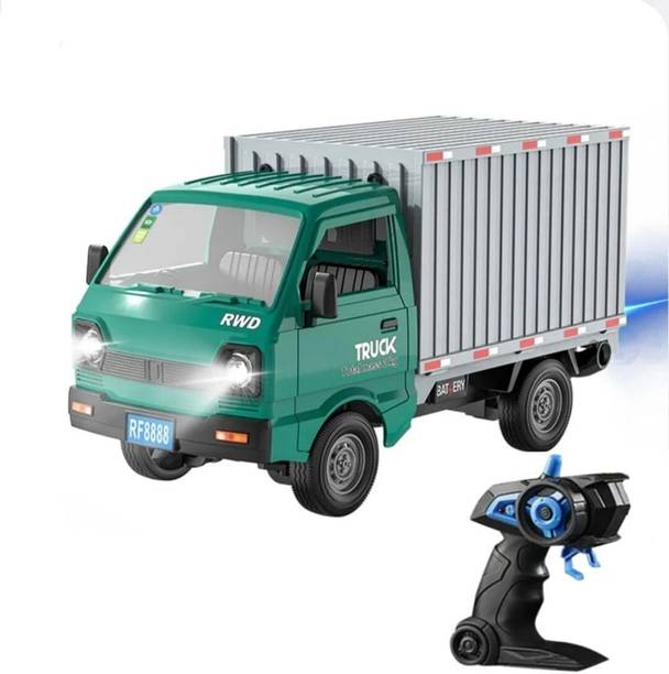 tsame 1/16 RC Car Remote Control Truck Crawler Off Road with Music Light (Green)