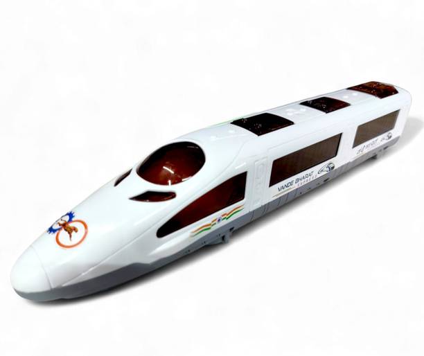 BACHCHARIDE Vande Bharat Express Toy Train –Model 105 Battery Operated, 3D Lights & Music