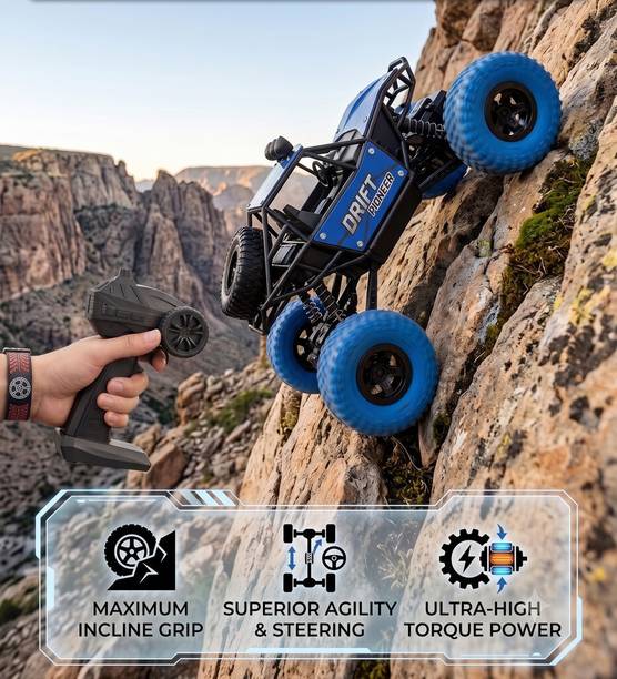 Hoodie Metal body Remote control Rock crawler Monster Truck Car with smoke