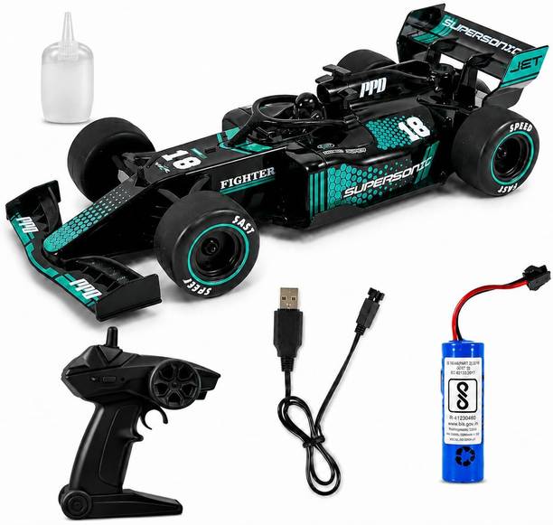 shirly 2.4GHz RC Formula Drift Racing Car with Spray Smoke & LED Lights