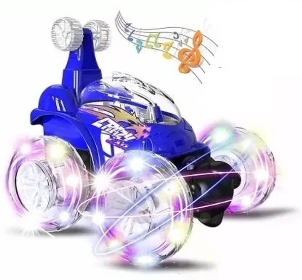 BMT Best Stunt Car 360° Twisting Remote Control for Kids Music ,Lights_96