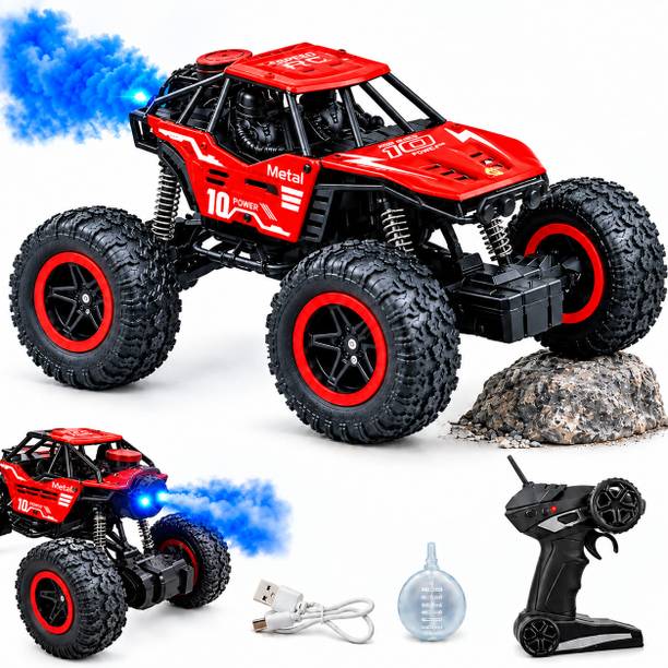 Buddynjoy High Speed RC Offroad Monster Rock Crawler 4x4 - Remote Control Car with Smoke