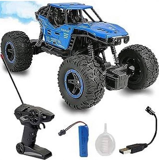 Xcillince Toys Remote Control Off-Road Climbing Car with LED Lights, Smoke Effect