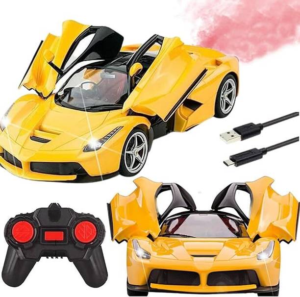MJ Creation Ferrari remote control smoke car