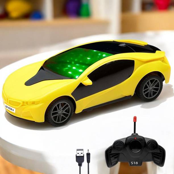 Unique Ent Rechargeable High Speed Remote Control Famous Car & 3D LED Light _A12