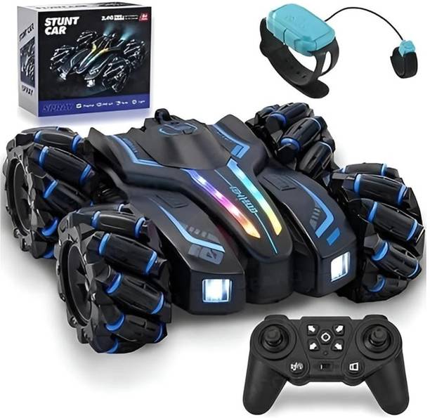 Mini Magic 4x4 Rechargeable RC Drift Stunt Car 360° Rotating Remote Control Car for Kids