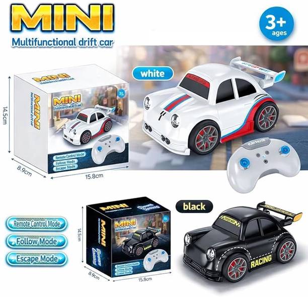 PRINERI Mini RC Drift Car with Sensor Follow Escape Mode & Remote Control