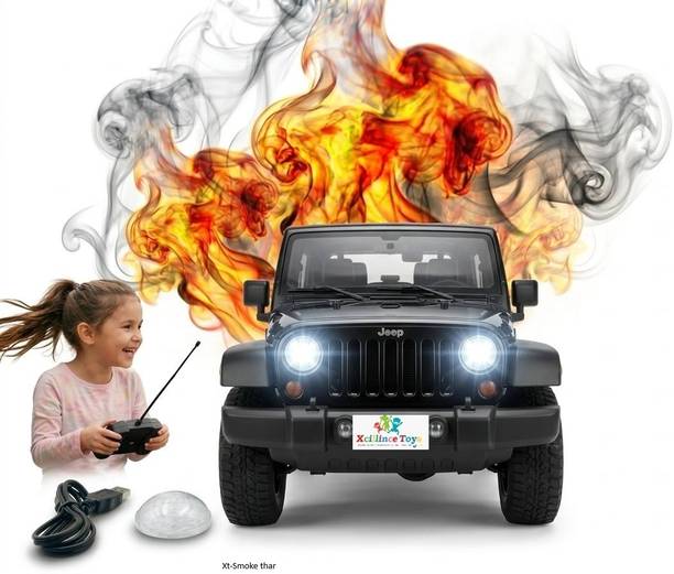 Xcillince Toys Off-Road Adventure SUV with Realistic Smoke Effect and Bright LED Headlights
