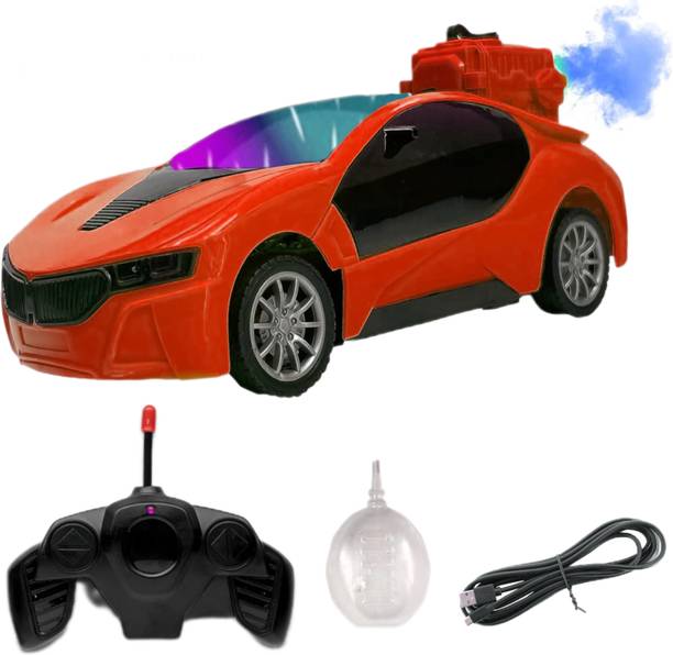 KAVANA High Speed 1:22 Scale Rechargeable Remote Car for Kids with Lights & Smoke