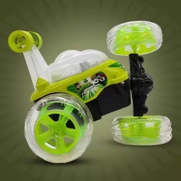 NKKL Best Stunt Car 360° Twisting Remote Control for Kids Music ,Lights_113