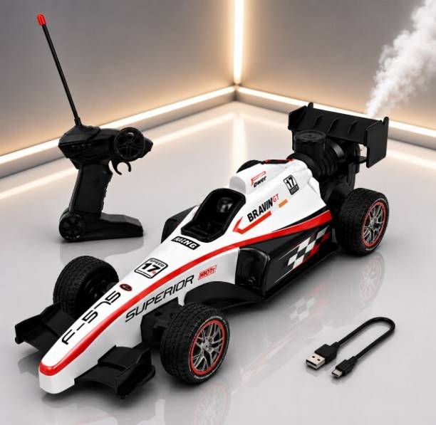 NIYAMAT Remote Controlled Monster Like Model Sports Car (F1 Race Smoke CAR)