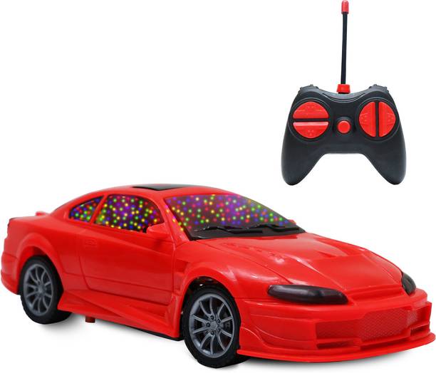 Wonder 3D Speed 2 Function RC Sports Car for Kids I Remote Control I 3D Vibrant Lights