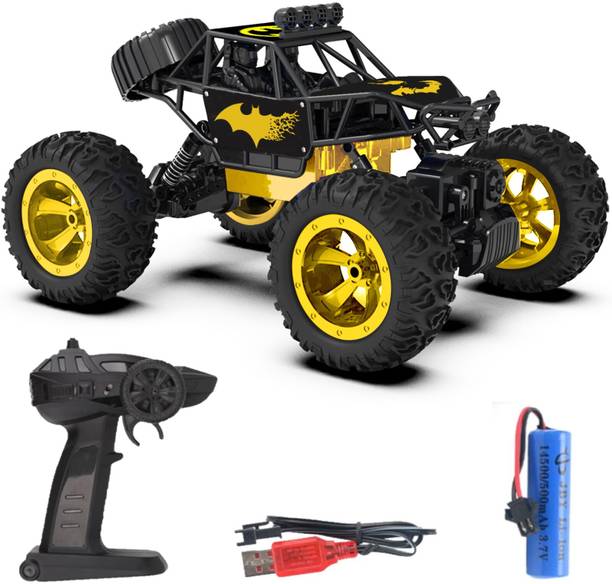 CADDLE & TOES Remote Controlled Rock Crawler RC Monster Truck, 4 Wheel Drive, 1:18 Scale