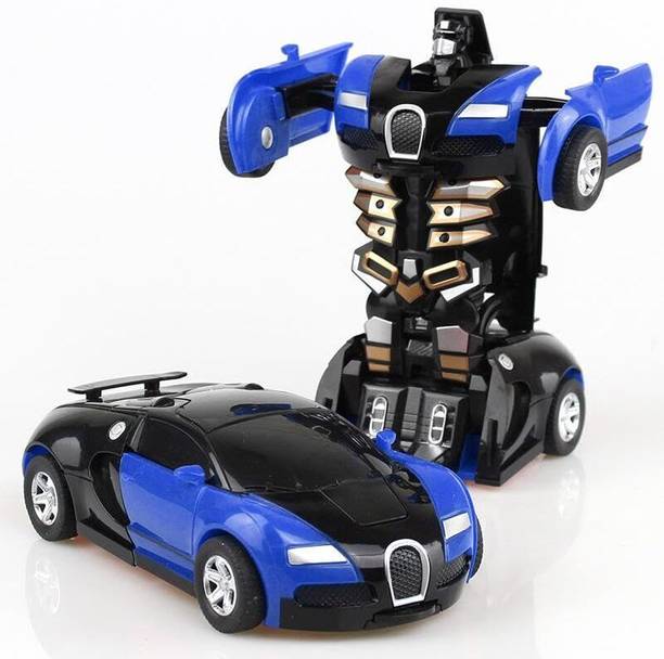 Kidzoy Robot Car Converting to Robot, Robot to Car Automatically with Light and Sound