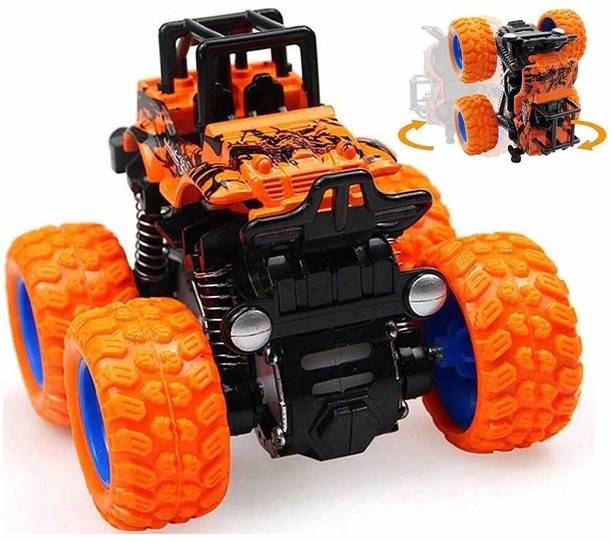 Aarna Monster truck 360 Degree Stunt car with Rubber tyre (Multicolor) multivolor