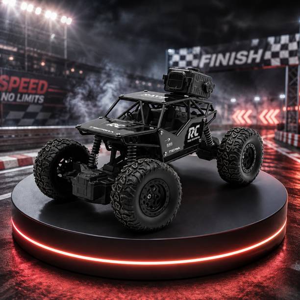 Lattice 4x4 High-Speed RC Stunt Car with Lights for Kids