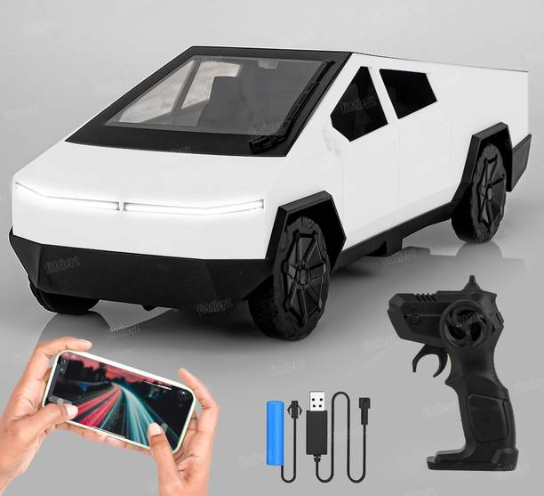 FIDDLERZ Remote Control Car for Kids with App Control Lights Sound & Rechargeable Battery