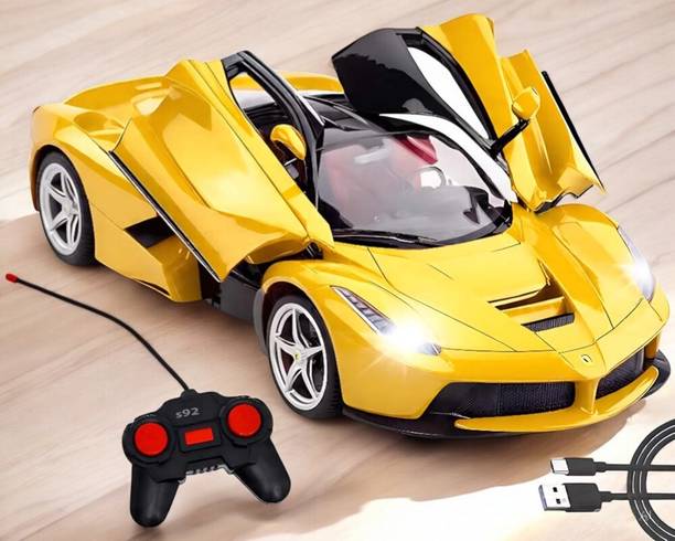 Just97 Rechargeable Farrari Style Remote Control Car With Opening Doors_RAC-G12