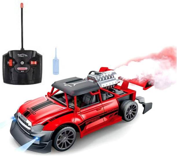 विक्रीडा 2.4G 1:20 RC Car Stunt Spray Car with Light Battery High Speed