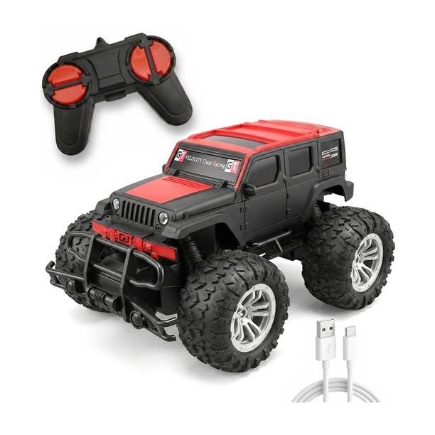 Kidsmate Jumbo SUV Remote Control Car for Kids | Rechargeable Off-Roader RC Monster Truck