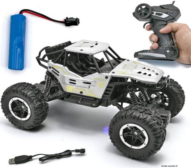 Xcillince Toys Remote Control 4X4 Monster Truck Off-Road Rock Crawler Toy Car