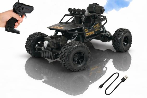 Trovika Rock MASTER Rechargeable RC Car 4X4 Off-Road Monster Truck for Kids with Smore