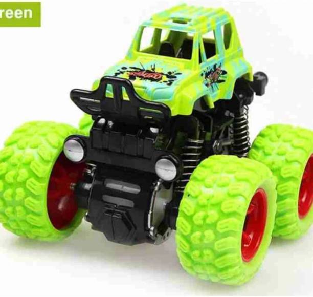 Vk Enterprises 360 Degree Trucks Friction Powered Cars with Big Rubber Tires Toy(pack of 1)
