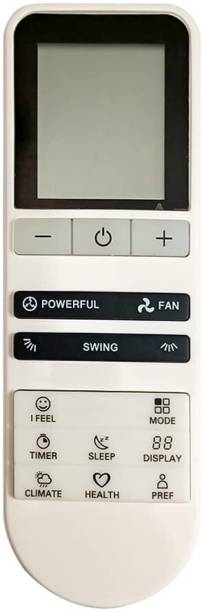 7SEVEN Compatible for Blue Star AC Remote Original 227 227 Model Suitable 1 1.5 2 Ton Split and Window Air Conditioner - Make Sure Existing Remote Control Match Exactly of Each Keys - Remote Controller