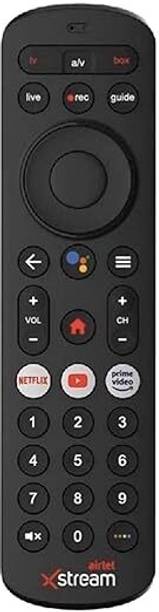 Blacksheep Remote Compatible for Airtel Xstream Set Top Box - Without Voice - with Hotkeys (Netflix, YouTube and Prime Video) (NONVOICE) Remote Controller