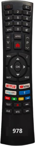 Upix 978 LCD/LED Smart TV Remote Compatible for Onida Smart TV LCD/LED (No Voice) (EXACTLY SAME REMOTE WILL ONLY WORK) Remote Controller