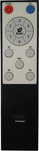 LipiWorld RF03HIN01 Fan Remote (Old Exactly Same Will Only Work) For  Hindware Fan Remote Controller