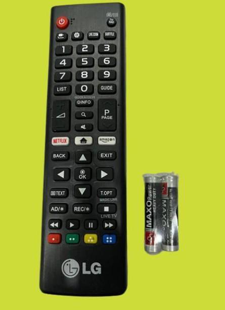 Fgkitoflex LED LCD Smart TV LG Remote Controller (Black) L-g Remote Controller