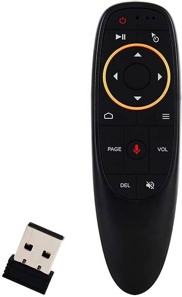 V4 Gadgets Voice Air Mouse 2.4G Wireless Infrared Remote with 6 Axis Gyroscope and IR Learning Air Fly Mouse with Voice Input for Android TV Box/PC/Projector Remote Controller