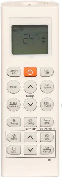 Ethex ® Re-36J Ac Remote compatible for LG Ac (5 in 1 Button) (Match all functions with your Remote before placing order) ( check all images) Remote Controller