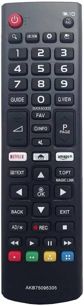 ditec Remote AKB75095305 with Prime &amp; Netflix Function Compatible with  SMART LED TV LG Remote Controller