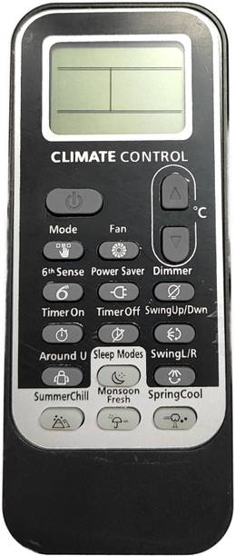 Harsh Enterprises YY-192 Whirlphool(Original) AC Remote Control Whirlphool Climate Control Model AC remote control with Battery FREE Whirlphool 6th sense Remote Controller