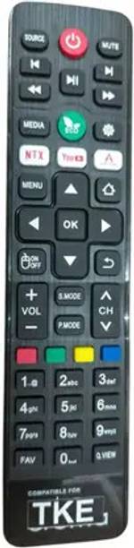 Tke Universal Remote Control Amstard,Akai,Croma,Eston,Micromax,T-Series, Vise TV(9AA Universal, Amstard, Croma, Eston, Iconic, Micromax, T-Series Remote Controller