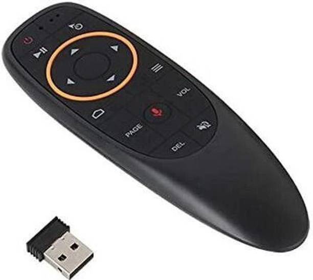 X88 Pro SMART REMOTE G10s Voice Remote Control Android TV Remote 6 Axis Gyroscope Air Fly Mouse With IR Learning Fly Air Remote Mouse for Android TV Box Black Remote Controller