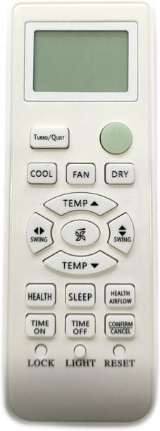 Harsh Enterprises Compatible for Haier Split/Window AC Remote Control  Turbo/Quiet mode AC Remote control with Battery Free Haier Remote Controller