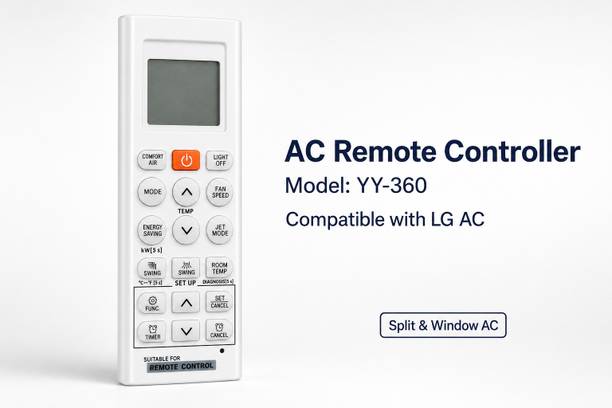 RAAMA LG AC Remote Compatible Series LG AC compatible model 1 Remote Controller