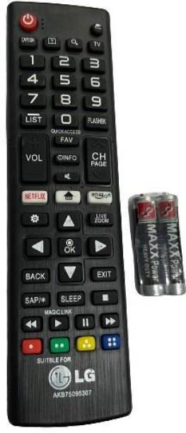 Fgkitoflex xmrm-758 Smart Remote ,  Smart Tv Remote Controller (Black) Lg Remote Controller