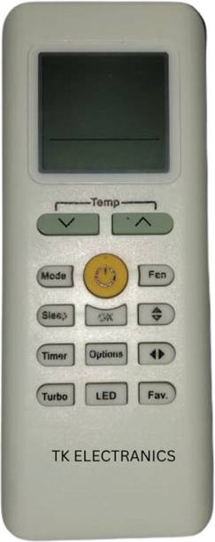 TK ELECTRANICS Compatible with  air conditioners ( Model RG70A/BGEF) Midea Remote Controller