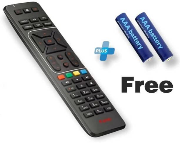 Miworld Airtel Dish Premium Best Quality Compatible Airtel set top box Remote &amp; Free 2 AAA Battery With HD Recording Airtel Dish Set Top Box Remote Controller