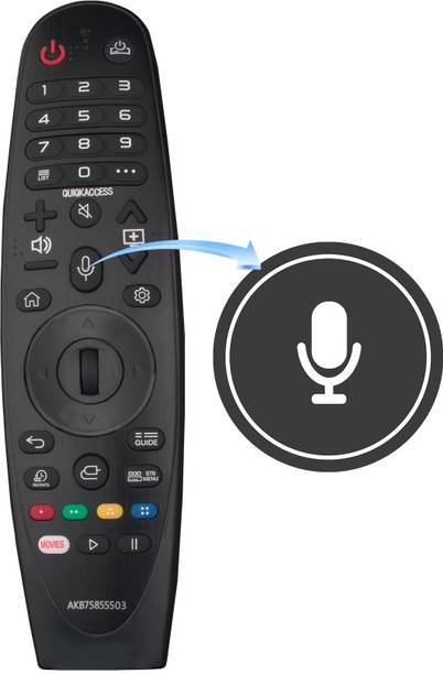 MARS LG Voice Remote LG Compatible Remote for LED LCD 4K UHD Smart TV with prime Netflix Functions Lg Voice Remote Remote Controller